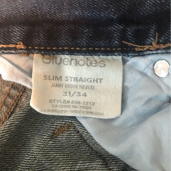 Bluenotes Slim Straight leg Jeans 31/34 - Picture 5 of 14